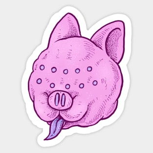 Weird pig Sticker